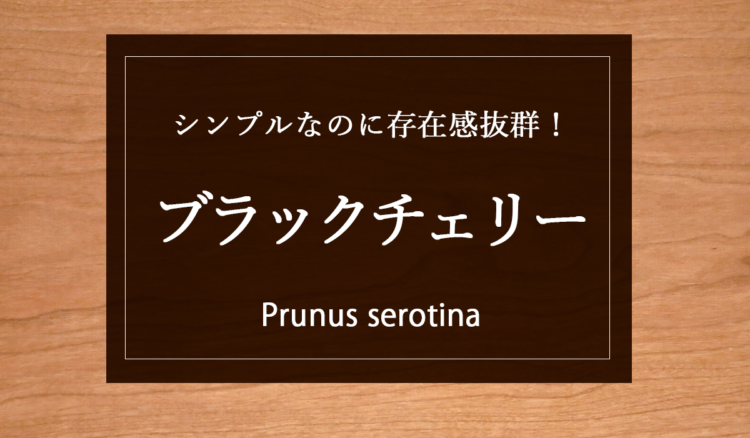 【一生モノ】ブラックチェリー好き集まれ！木の温もりを感じる家具選び